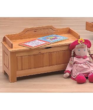 Tutti Bambini Selina Toy Box - Antique Pine
