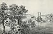 Low Water in the Mississippi, by Currier & Ives, 1867 - 16x20-inch - Fine-Art-Quality Photographic Print of an Image from the Library of Congress Collection