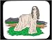 Mouse Pad with hound, dog, afghan, canine