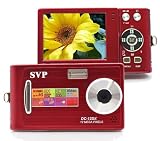 SVP DC-12DX-Red 12MP Max Thinnest DIGITAL CAMERA VIDEO w/ SOUND!