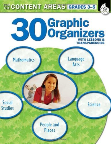 30 Graphic Organizers for the Content Areas Grades 3-5 (Graphic Organizers to Improve Literacy Skills) by Wendy Conklin M.A. Ed. (2007-04-25) Paperback