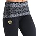 Zaggora New Hotpants Slimming Neoprene Weight Loss Atomica Print Capri, Women's, Black