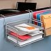 Seville Classics Office Desk Organizer, Platinum Mesh 6-Trays