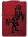 ZIPPO ジッポライター ストリートレッドシリーズ ホース ジッポー STZ-HORSE-Rの画像