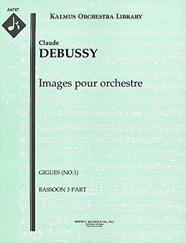 Images pour orchestre (Gigues (No.1)): Bassoon 3 part (Qty 3) [A6747]