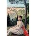 Fr&eacute;d&eacute;ric Bazille (Village View) Art Poster- 11x17 custom fit with RichAndFramous Black 99 inch Poster Hangers