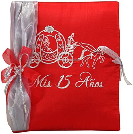 Select Quinceanera Photo Album Guest Book Kneeling Tiara Pillows Bible Q3131 (Guest Book)