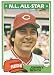 1981 Topps # 600 Johnny Bench Cincinnati Reds Baseball Card