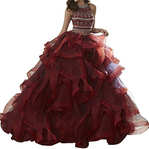 Women Sweet 15 Detachable Skirts 2 PC Dresses Quinceanera Prom Dress Custom Made