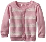 Design History Baby Stripe Cardigan, Sparklepink, 24M