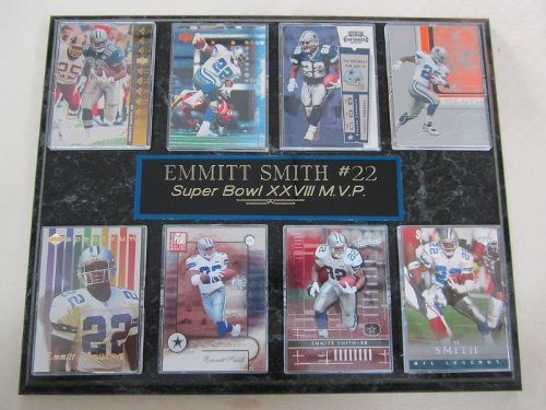 Dallas Cowboys Emmitt Smith 8 Card Plaque