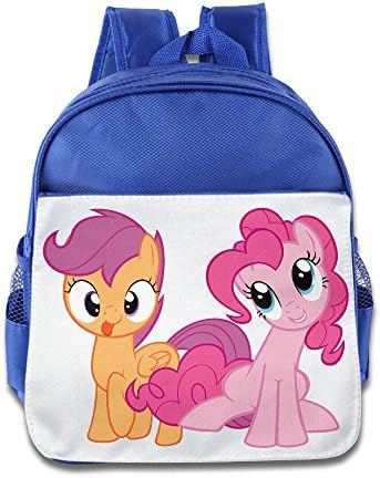 Sosoul Pink Rainbow Horse Kid Bookbag Backpack High Quality RoyalBlue
