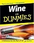 Wine For Dummies (For Dummies (Cooking))