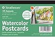 Strathmore Blank Watercolor Postcards pad of 15 (Package May Vary)
