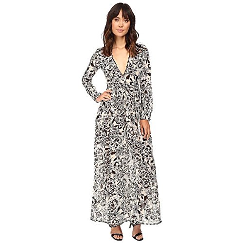 フォーラブアンドレモン トップス ワンピース Gracie Maxi Dress Cream Flor [並行輸入品]