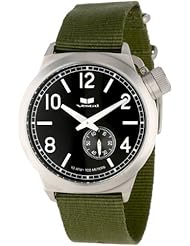 Vestal Unisex CAN3N04 "Canteen Zulu" Army Silver Casual Watch