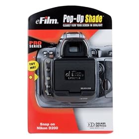 Delkin Devices DND200-P Pop-Up Shade for Nikon D200 by 