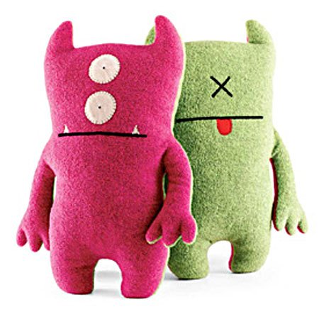 Childrens Toyshop  Toys : UglyDoll Bop N' Beep Blue/Green 12-Inch