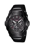 Casio Men's GS1300B-1A G-Shock Solar Atomic Black Analog Sport Watch