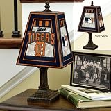 Detroit Tigers 14-Inch Art Glass Lamp