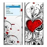 My Heart Design Decal Skin Sticker for Apple iPod nano 2G (2nd Generation) 2GB/ 4GB/ 8GB Player