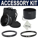 Essential Lens Kit For Nikon L120 Cameras, Including: 0.43X Wide Angle Fish ....