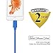 [Apple Mfi Certified] LINKPIN PVC 3ft/1M Lightning 8pin to USB SYNC Cable Charger Cord for Apple iPhone 5, 5s, 5c, 6, 6 Plus, 6s, 6s Plus, iPod touch 5, 6, iPod nano 7, iPad Mini 1, 2, 3, 4, iPad 4, Air, Air 2, iPad Pro 2 Years Warranty(Blue)