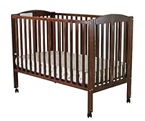 dream on me full size 2 in 1 folding stationary side crib