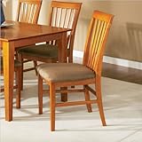 Atlantic Furniture Mission Side Chair in Caramel Latte (Set of 2)