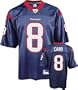 David Carr Jersey: Reebok Navy Replica #8 Houston Texans Jersey - Large