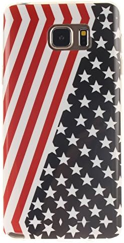 Galaxy Note 5 Case, Hongqing Shop Fashion Style Ultra Slim Exact Fit Flexible TPU Soft Back Cover Protective Skin Case for Samsung Galaxy Note 5 2015 Releas (Star Strip)