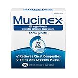 Mucinex Extended-Release Bi-Layer Tablets, 40 Count
