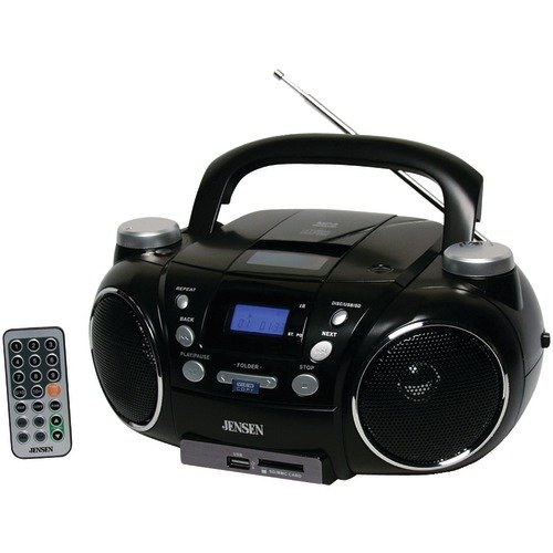 NEW JENSEN CD-750 PORTABLE AM/FM STEREO CD PLAYER WITH MP3 ENCODER/PLAYER (HOME AUDIO)