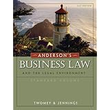 Anderson's Business Law and the Legal Environment, Standard Volume