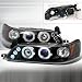 93 94 95 96 97 Toyota Corolla Halo Projector Headlights - Black (pair) *** Free Shipping **
