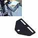 Motorcycle Bottom Mount Headlight Head Light Lamp Bracket Adapter for Harley Honda Kawasaki Honda Suzuki Cruiser Chopper Touring Custom XL (Black)