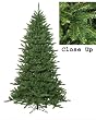 14' Frasier Fir Artificial Christmas Tree with Rolling Tree Stand - Unlit