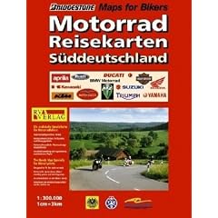 RV Motorad-Reisekarten 1:300 000 S�ddeutschland