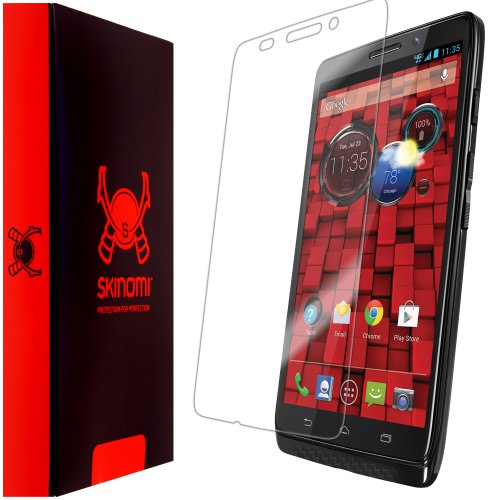 Motorola DROID MAXX Screen Protector, Skinomi TechSkin Full Coverage Screen Protector for Motorola DROID MAXX Clear HD Anti-Bubble Film