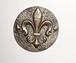 Garden stone insert, Fleur de Lis Garden stone insert, Fleur de Lis