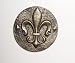 Garden stone insert, Fleur de Lis