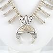 Sterling Silver and 14 Kt. Gold Squash Blossom Necklace by Jack and Mary Tom, #451