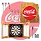 Trademark Coca Cola Vintage Dart Cabinet