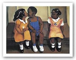 He's Mine by Laurie Cooper 17"x14" Art Print Poster African-American