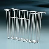 IMAGE OF White Grid Magazine Rack
