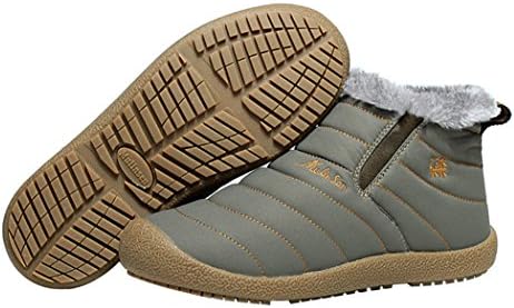 Mulinsen Christmas Men's Winter Nanometre Wool Cotton Boots(10D(M)US,khaki)