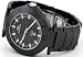 Oniss #ON833-M Unisex Oversized Black Ceramic Watch
