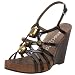 Apepazza Women's Morgana Embellished Footbed Wedge