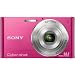 Sony DSC-W320P Digitalkamera (14 Megapixel, 26mm Carl Zeiss Vario Tessar Weitwinkelobjektiv mit 4fach optischem Zoom, 6,9 cm (2,7 Zoll) LC-Display) pink