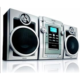 Philips FWC139 AM/FM CD Stereo Cassette  Micro Hi-Fi System